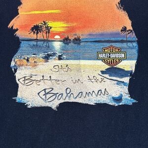 Harley-Davidson T-Shirt Bahamas Sunset Sz XL
